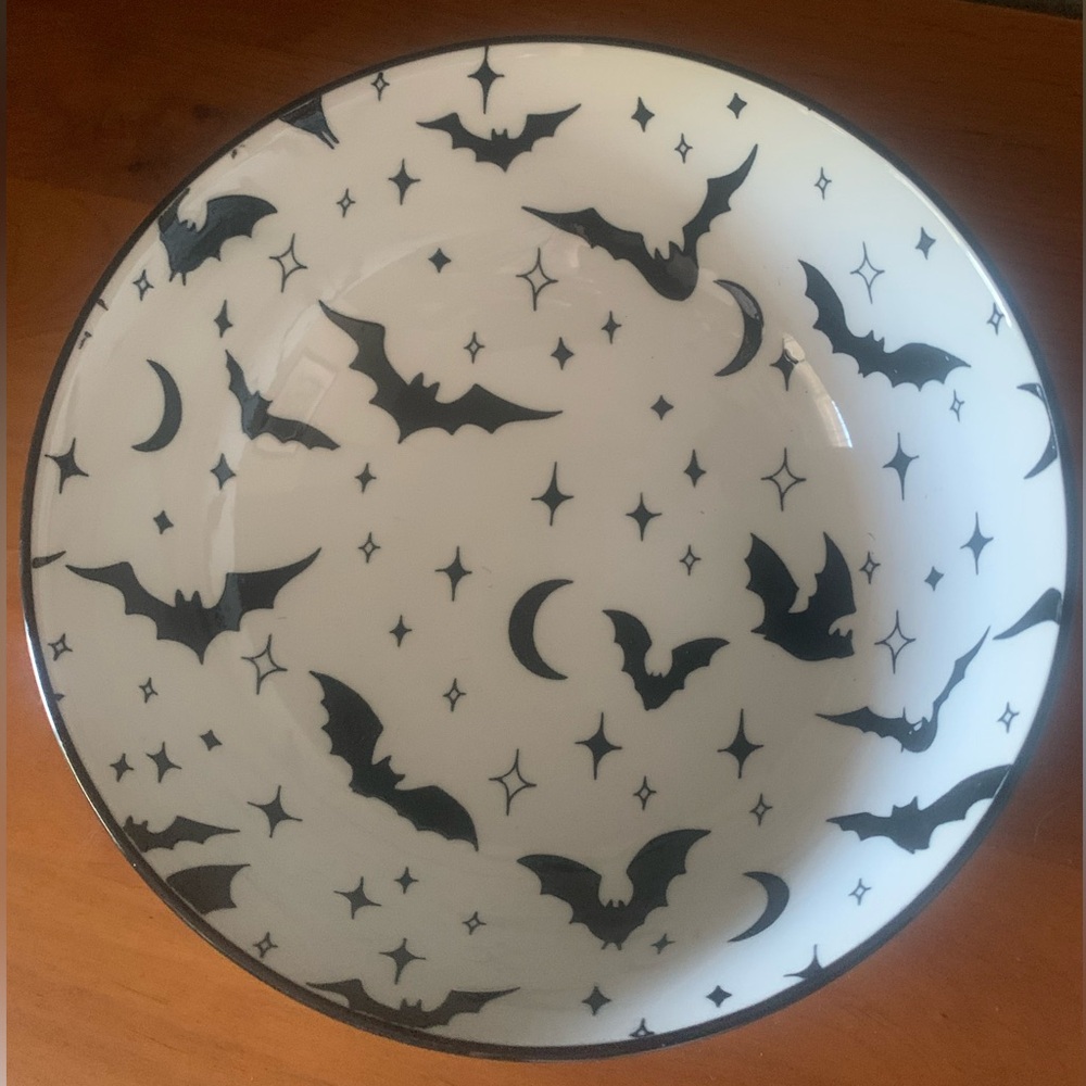 Ceramic Bowl with Bats